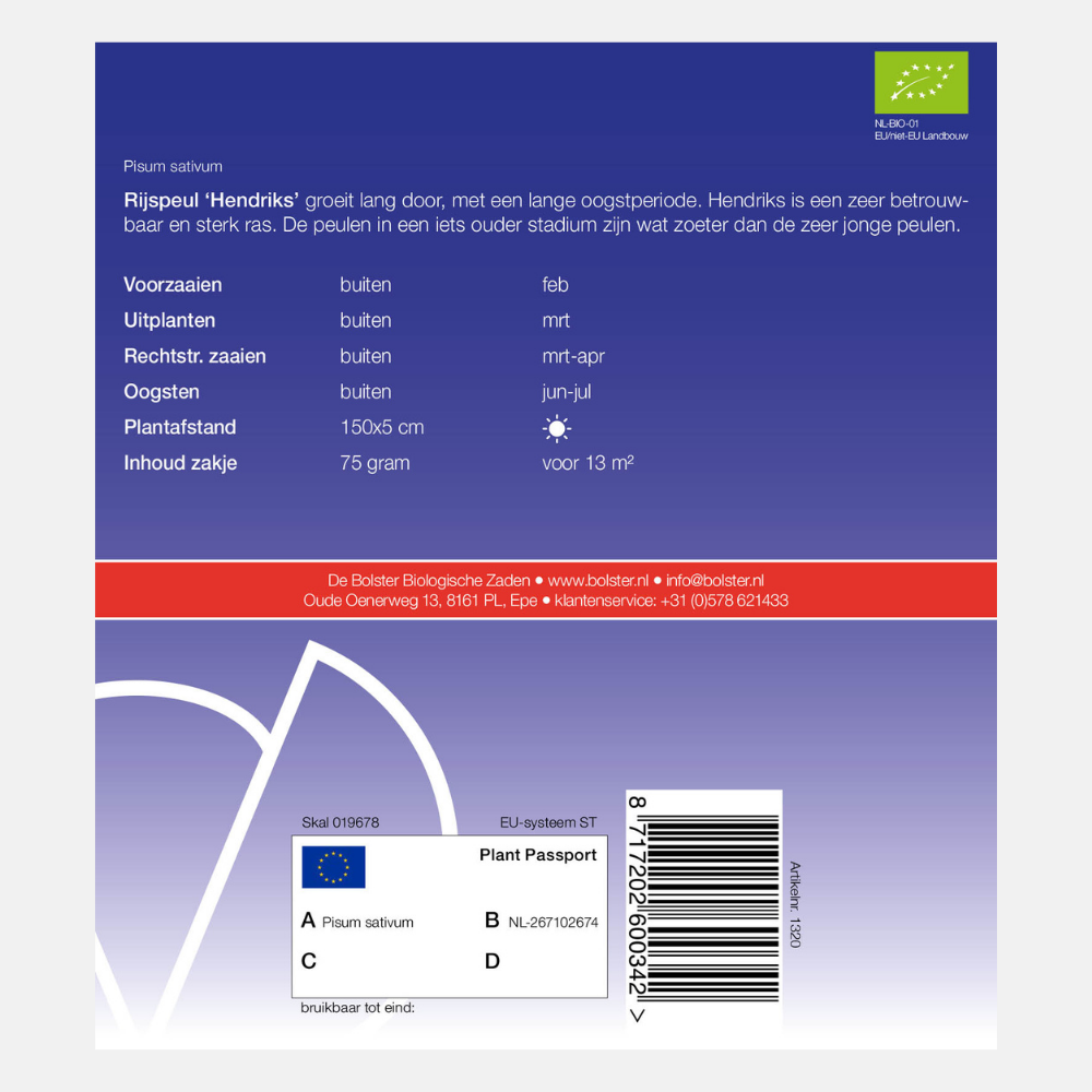 Rijspeul 'Hendriks' BIO