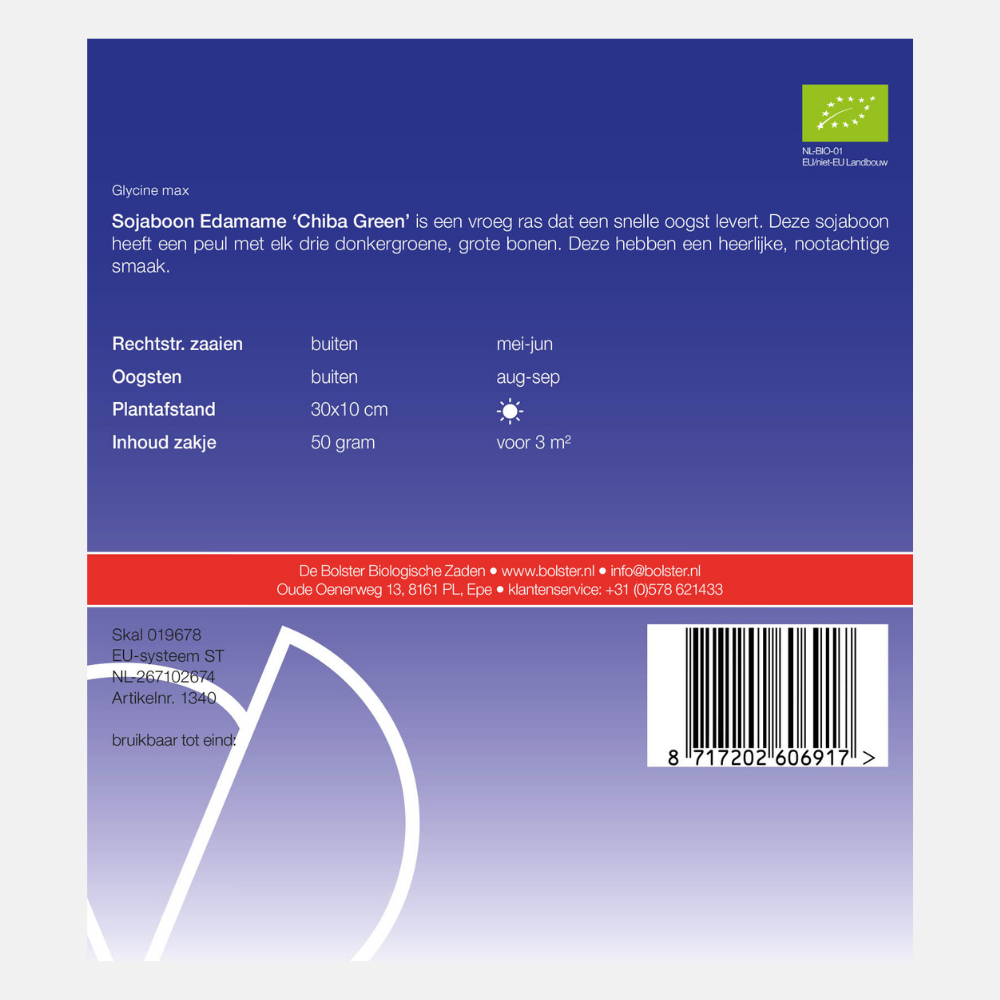 Sojaboon Edamame 'Chiba Green' BIO