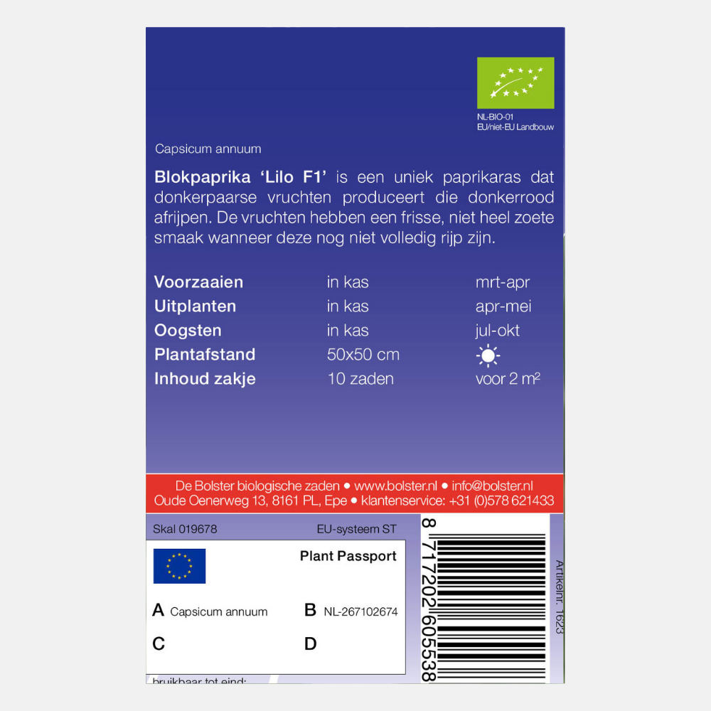 Bell pepper 'Lilo F1' BIO