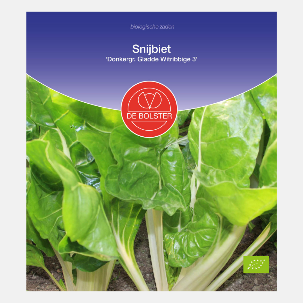 Snijbiet 'Donkergr. Gladde Witribbige 3' BIO
