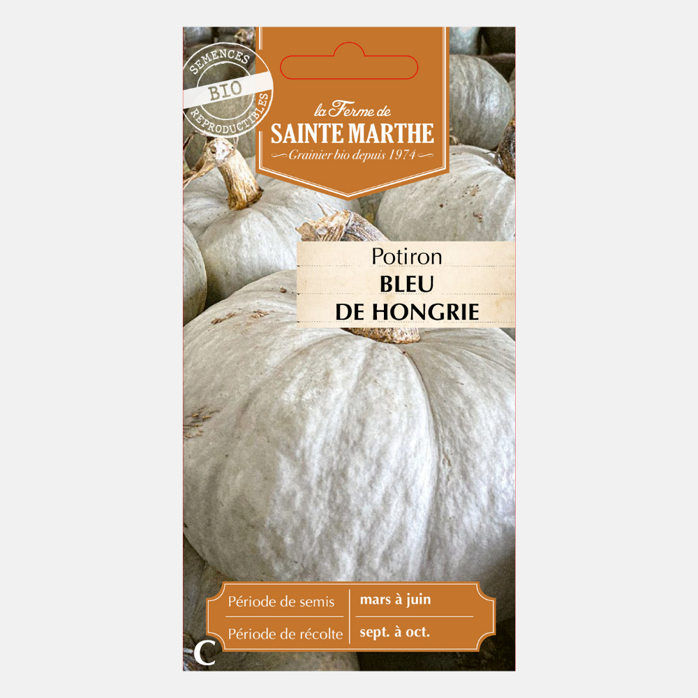 Pompoen 'Bleu de Hongrie' BIO