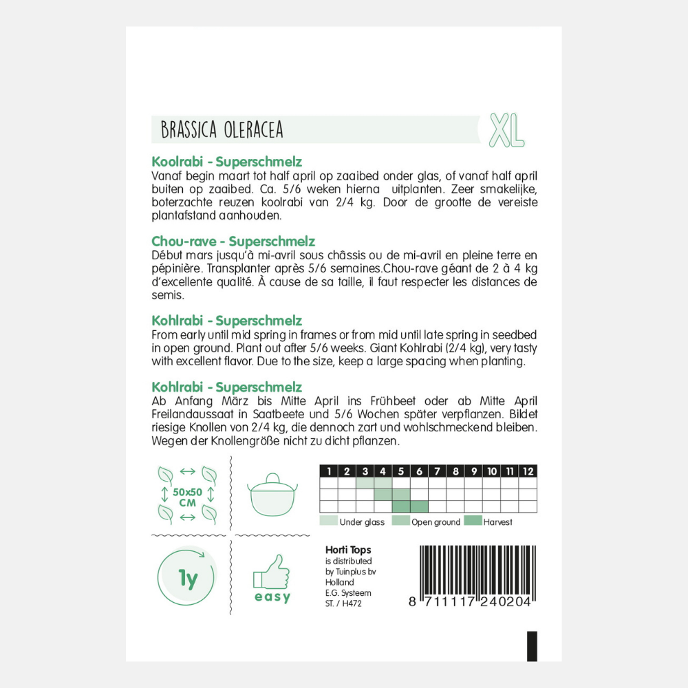 Kohlrabi 'Superschmelz'