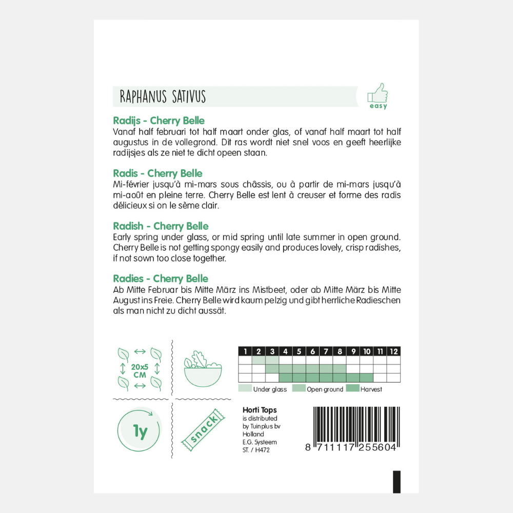 Radish 'Cherry Belle'