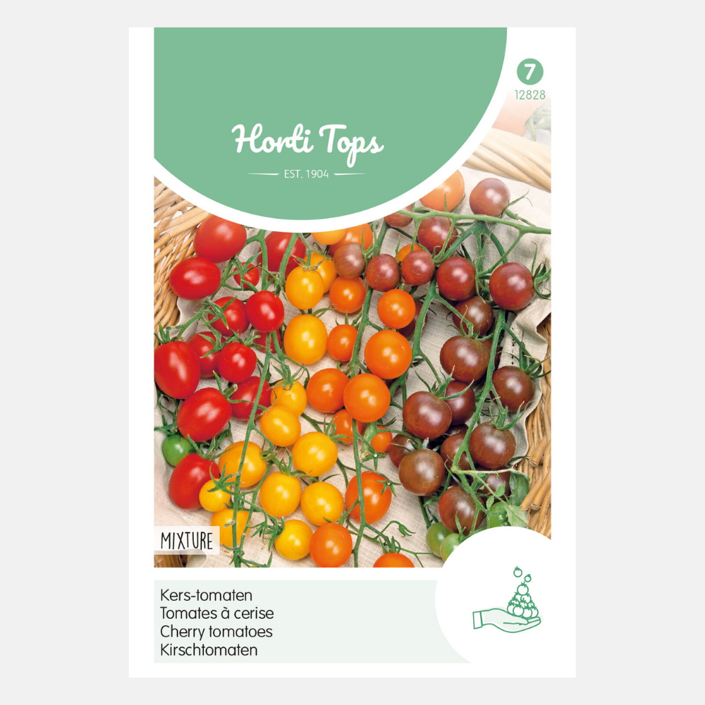 Kers-tomaten - mix 4 soorten, apart verpakt