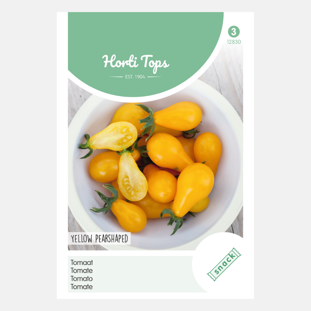 Tomates cerises 'Jaunes en forme de poire'