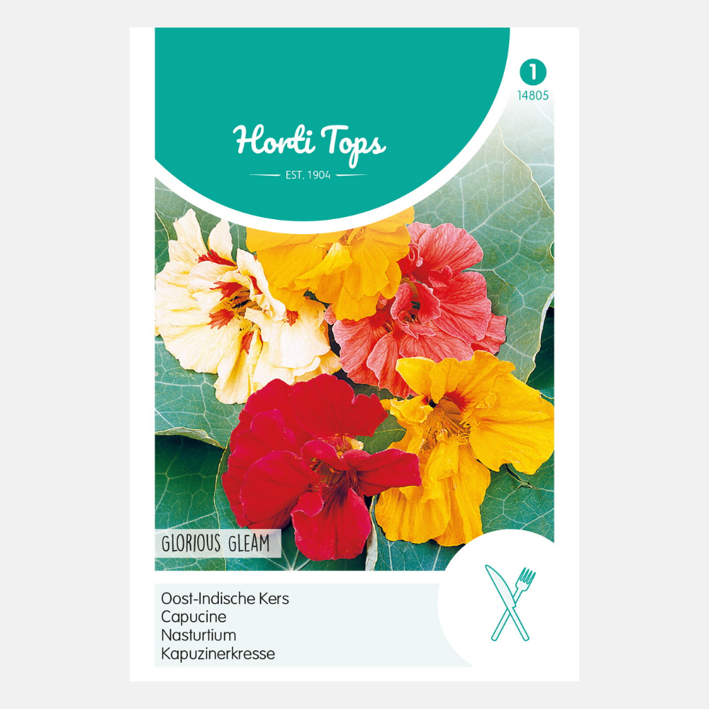 Nasturtium 'Glorious Gleam' - double flowered