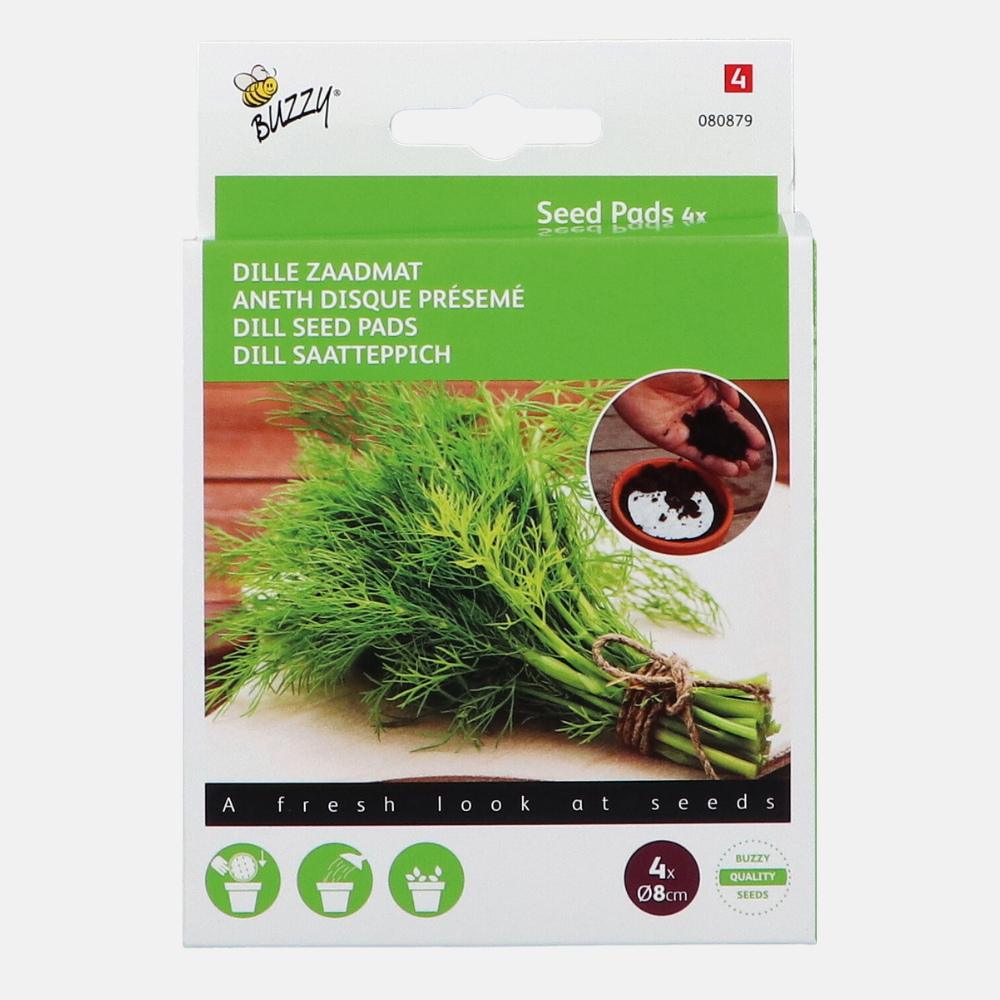 Seedpads Dill 4x 8cm