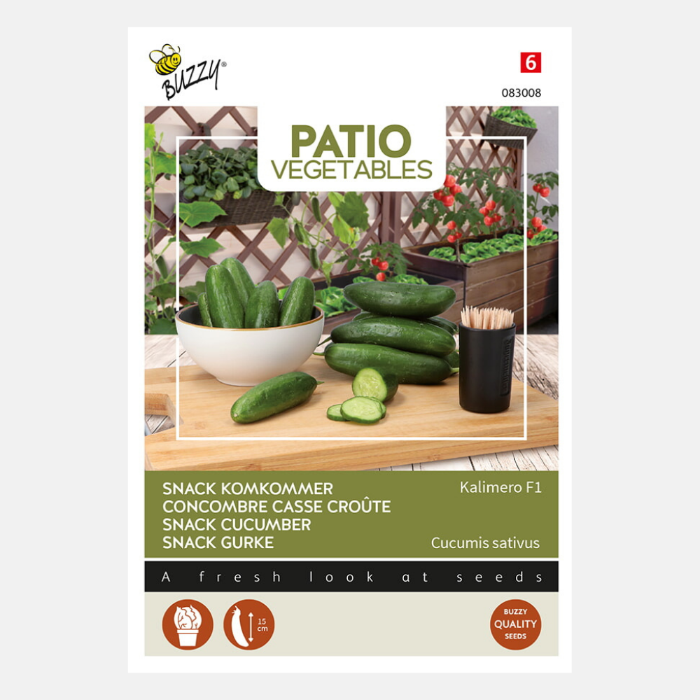 Concombre à grignoter 'Kalimero' F1 - adapté aux pots