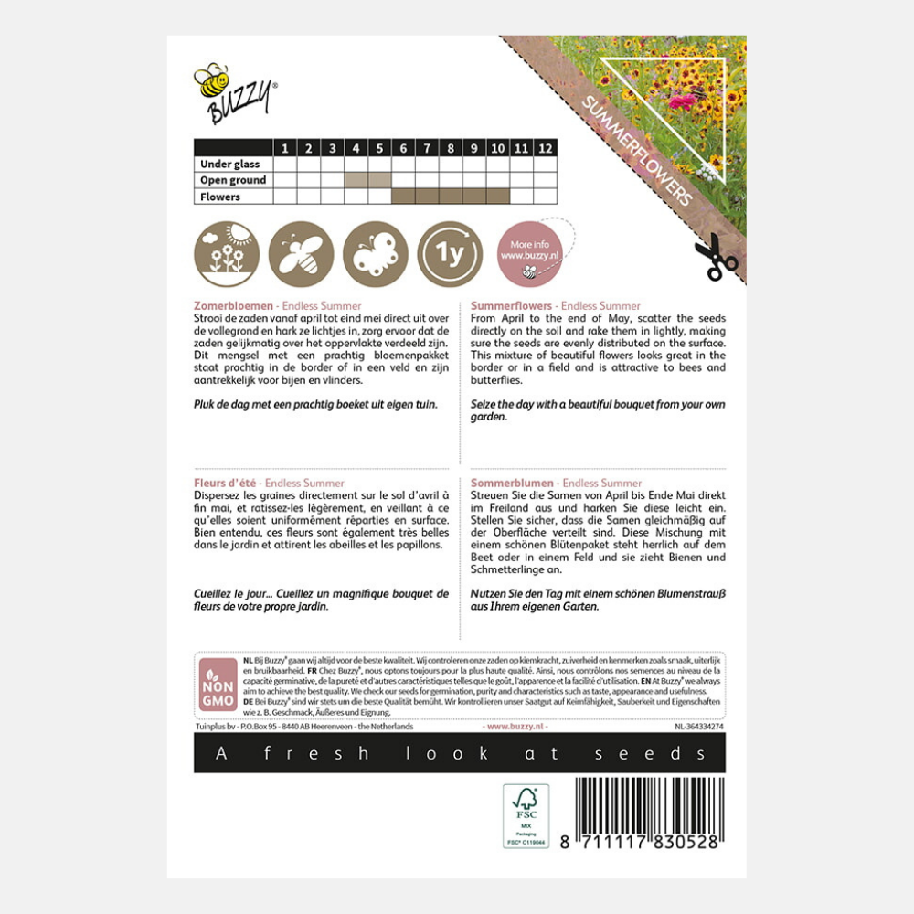 Bouquets colorés « Endless Summer »