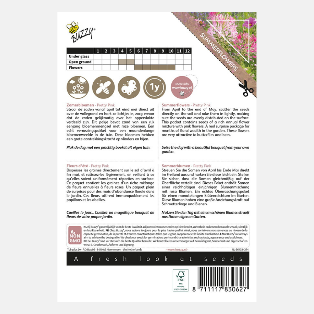 Bouquets colorés « Pretty Pink »