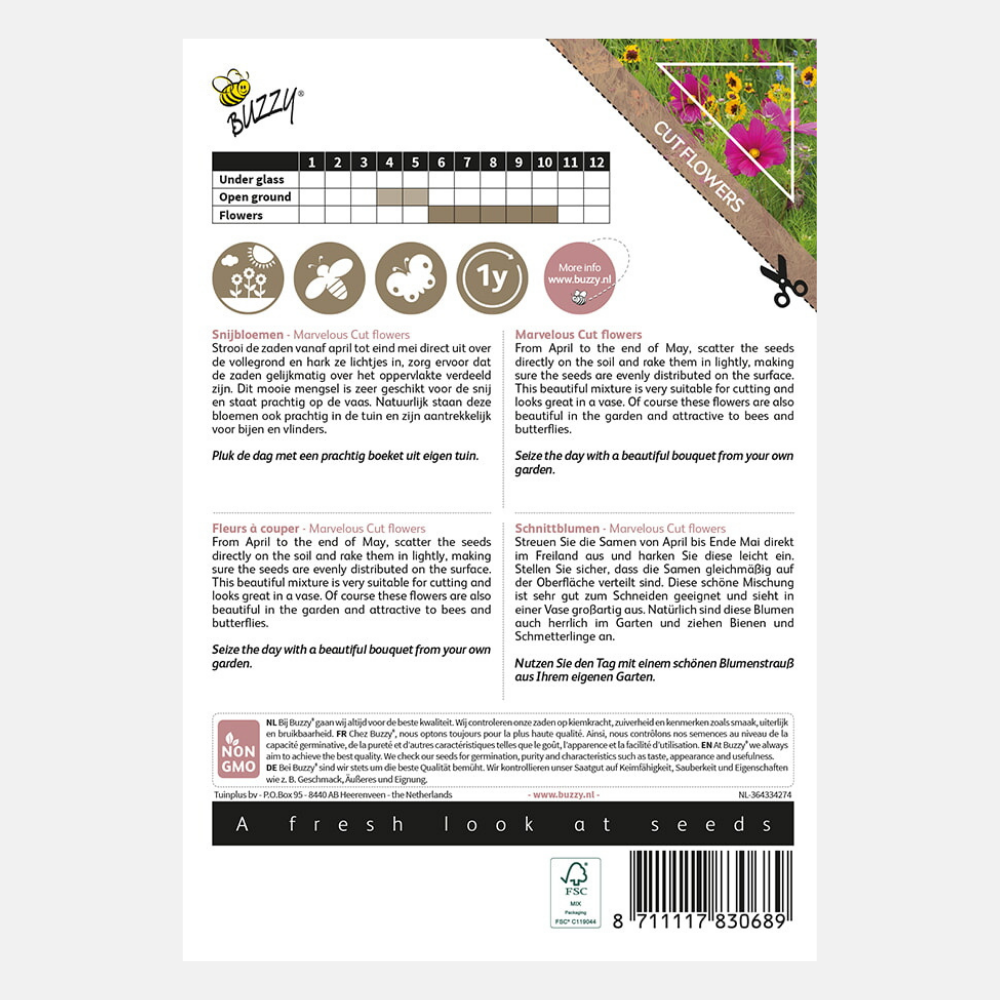 Bouquets colorés « Merveilleuses fleurs coupées »