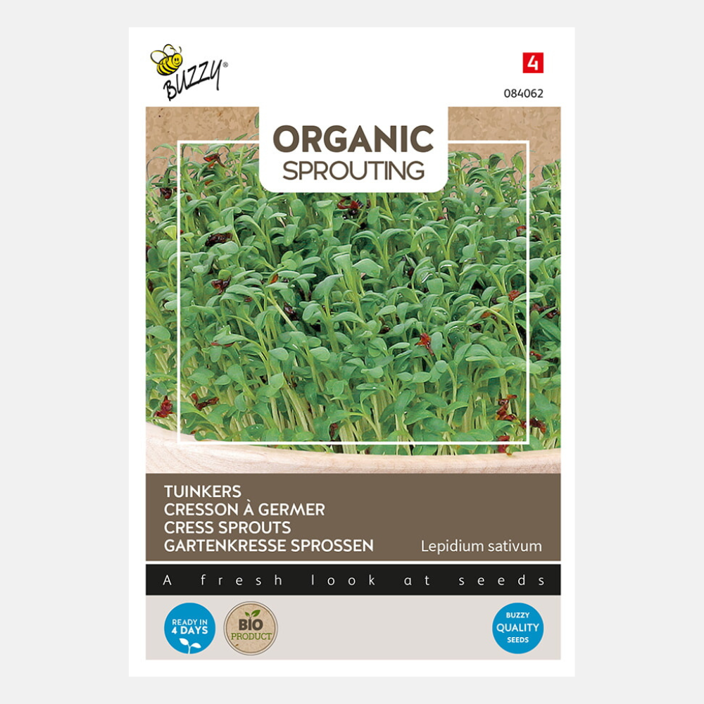 Kiemgroenten Tuinkers BIO