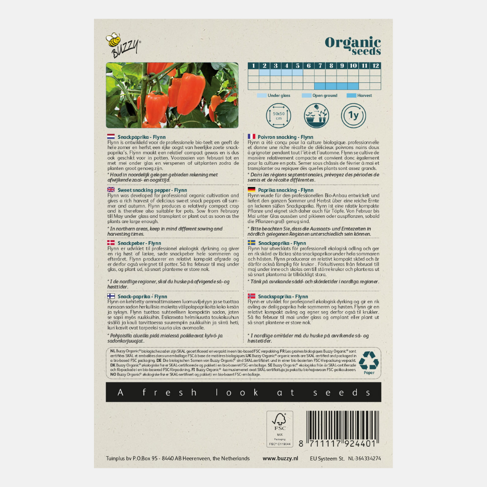 Snack pepper 'Flynn' BIO