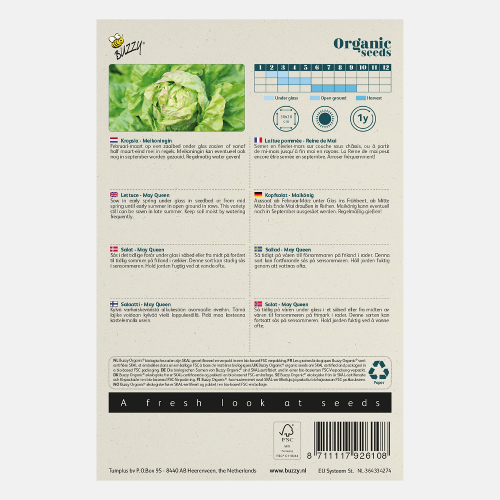 Lettuce 'Meikoningin' BIO