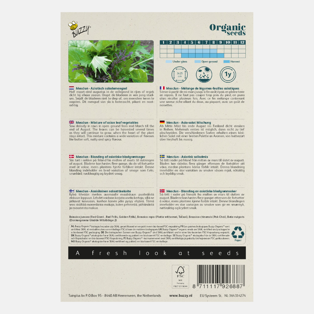 Mesclun Asian BIO