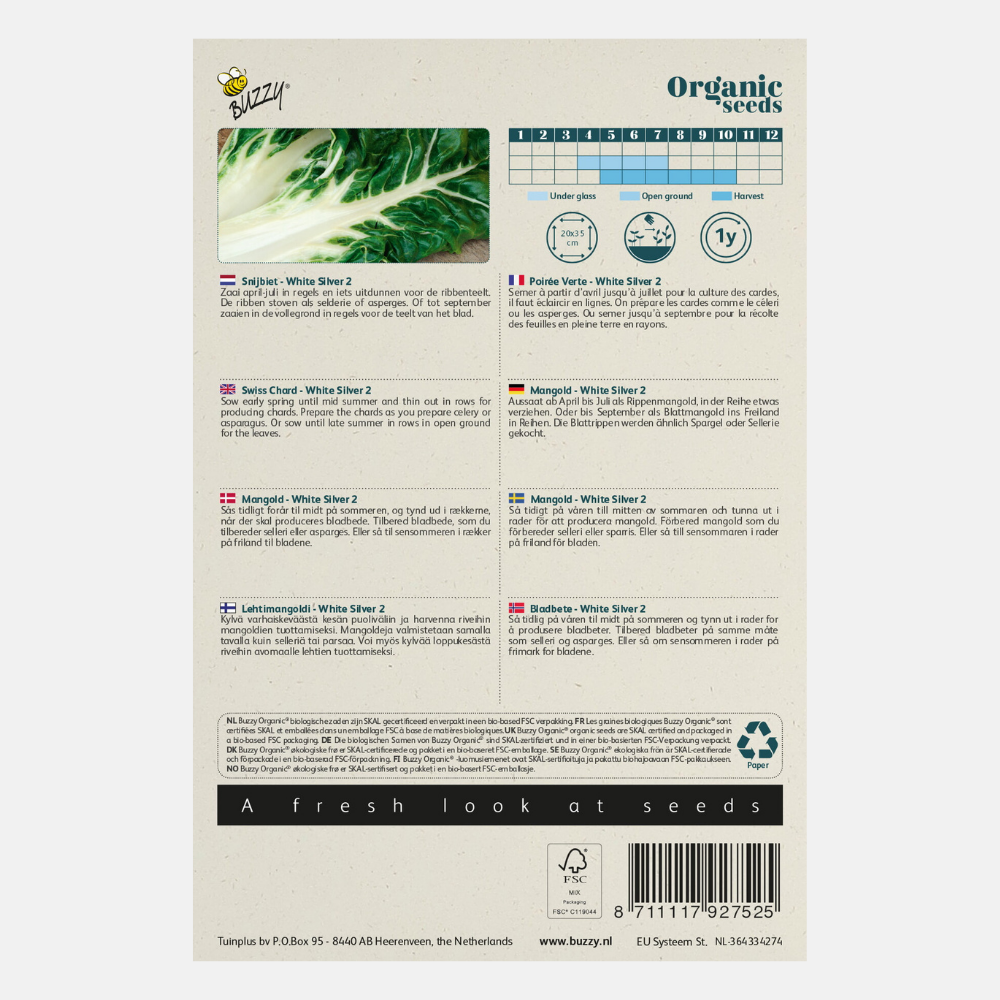 Warmoes 'Green White-ribbed' BIO