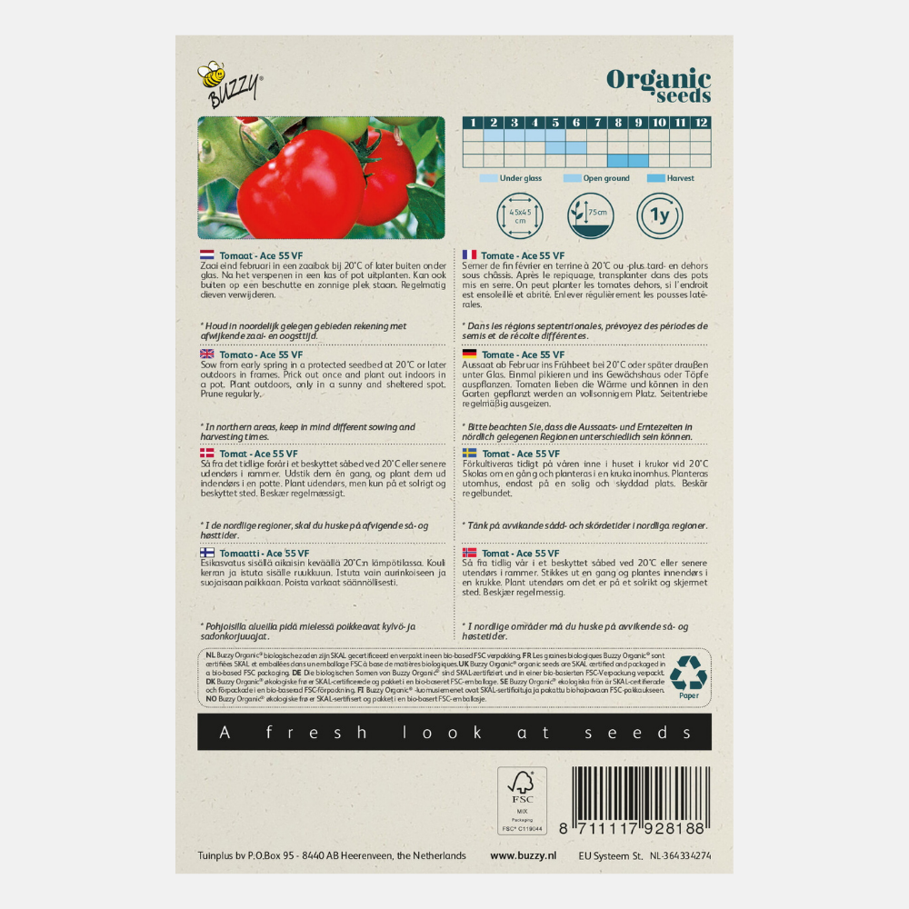 Tomatoes 'Ace 55VF' BIO