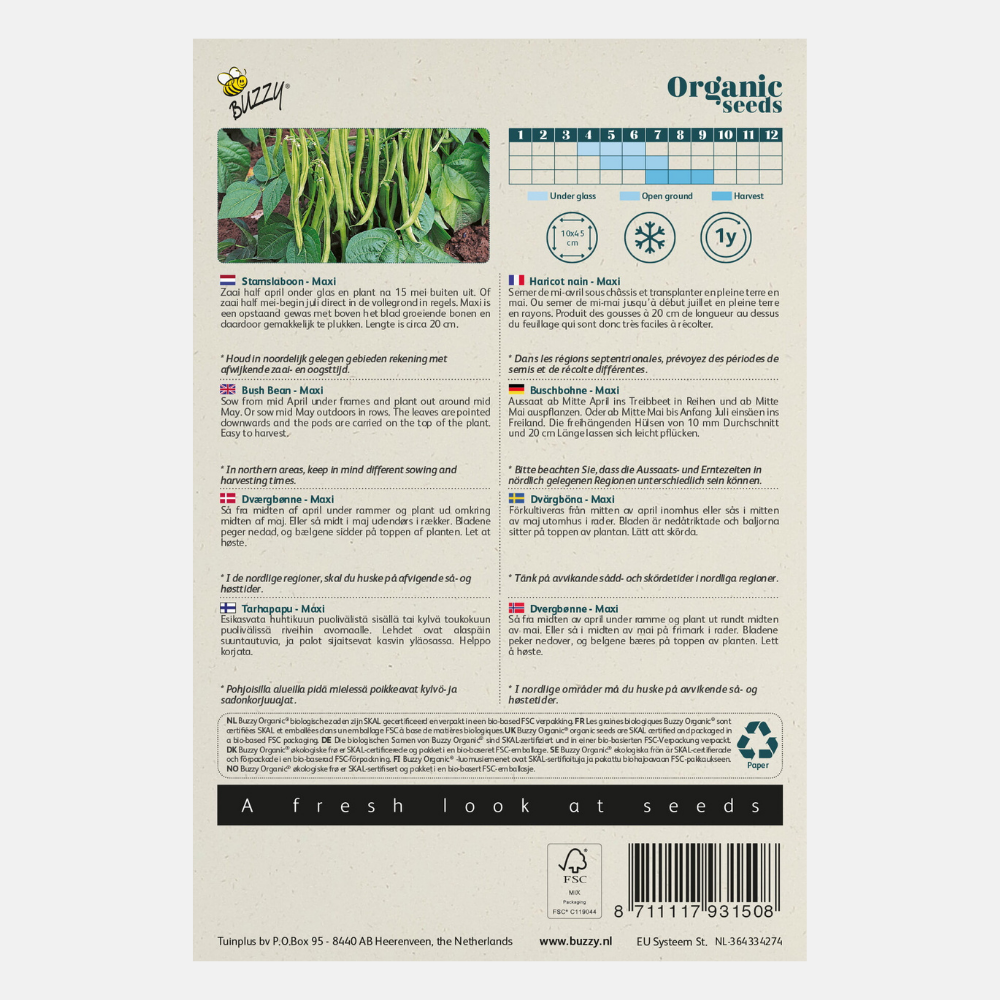 Runner beans 'Maxi' BIO