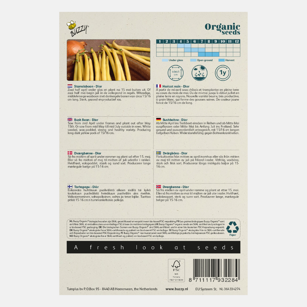 Runner bean 'Dior' BIO