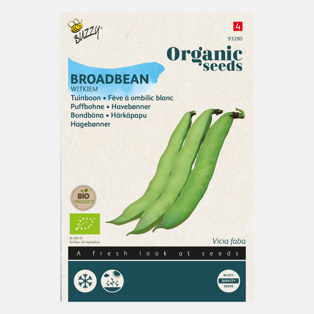 Tuinboon 'Witkiem' BIO