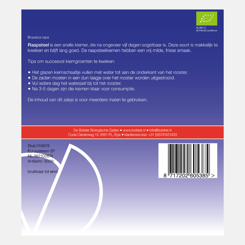 Feuilles de navet - Pousses biologiques