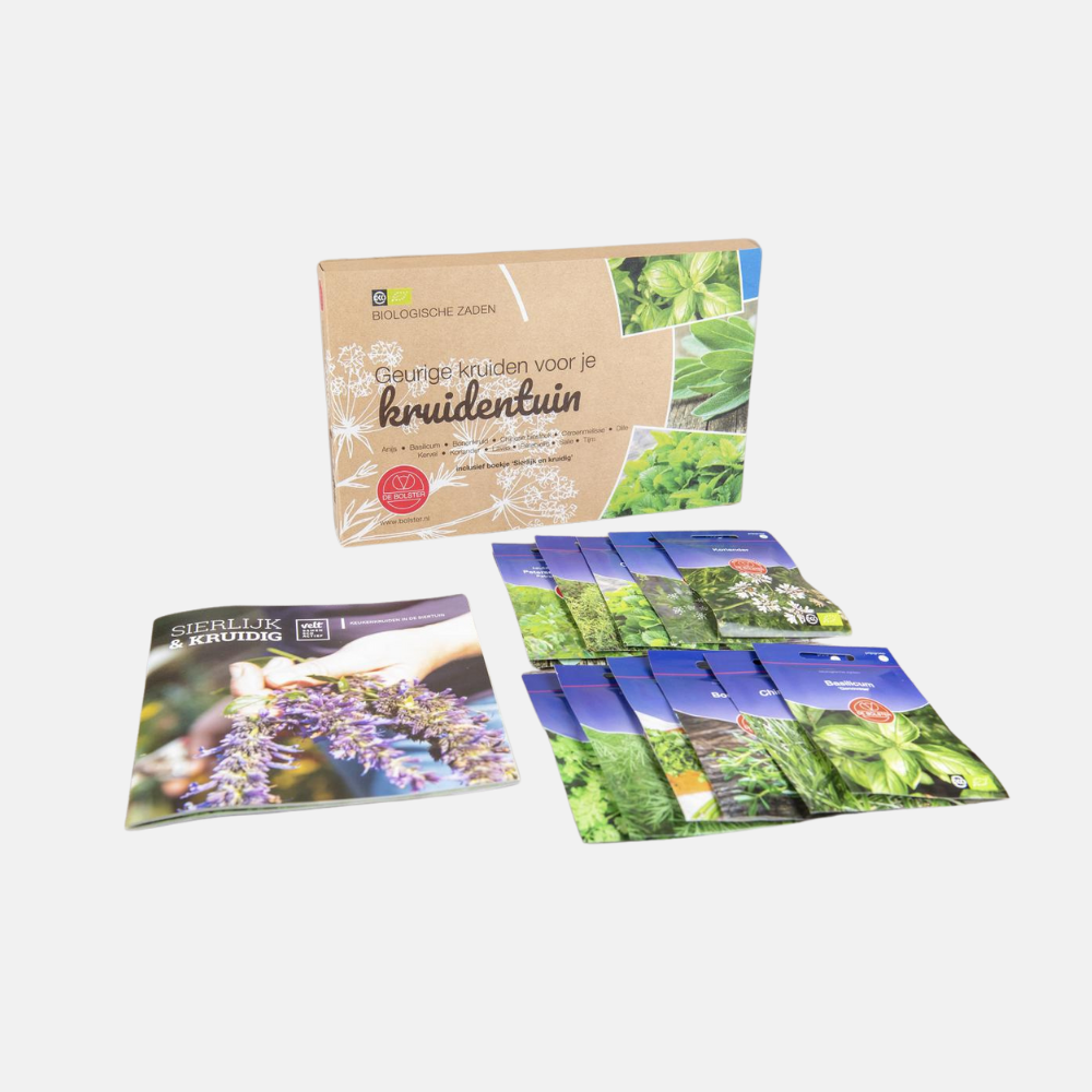 Paquet de graines 'Le jardin d'herbes aromatiques' BIO