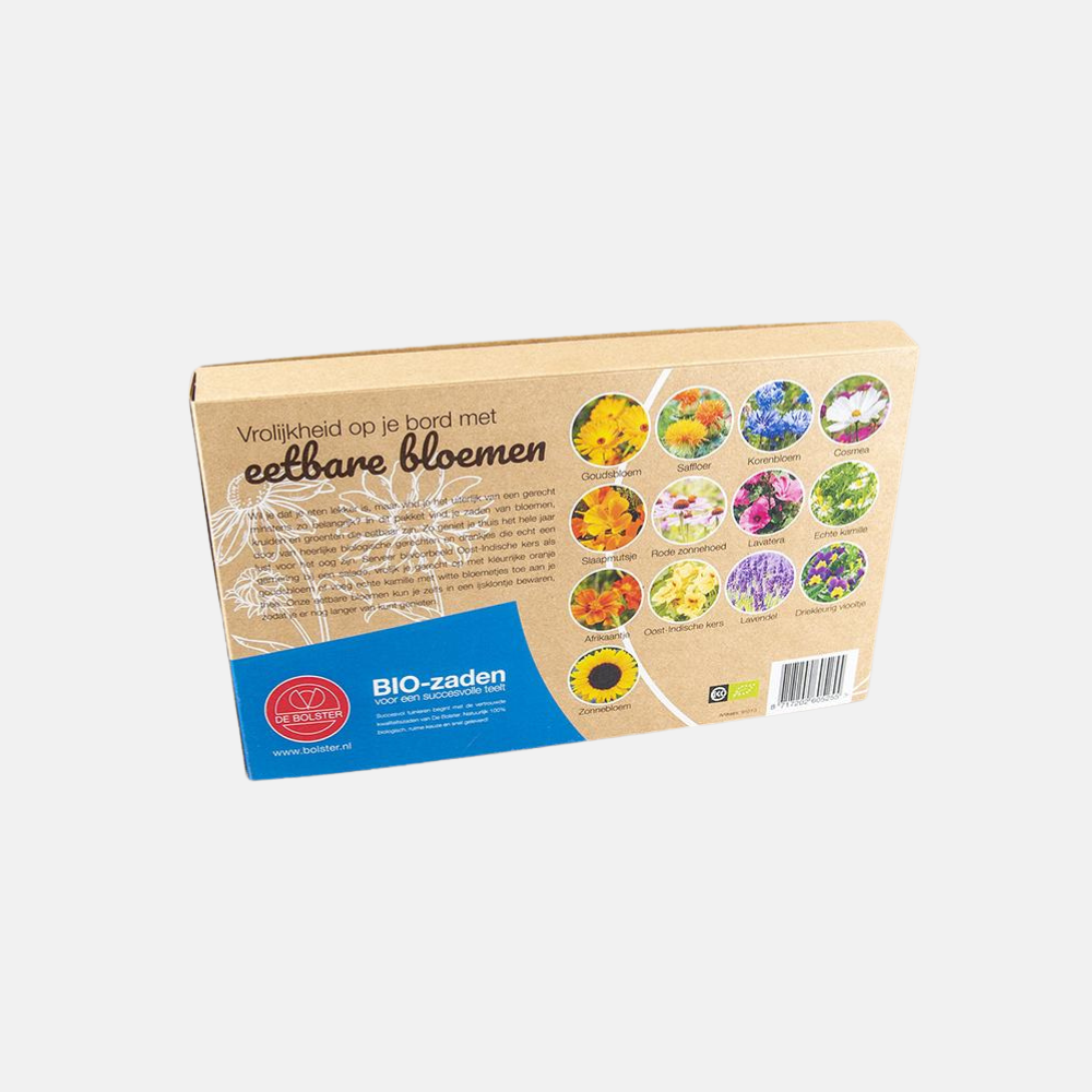 Paquet de graines 'Fleurs comestibles' BIO