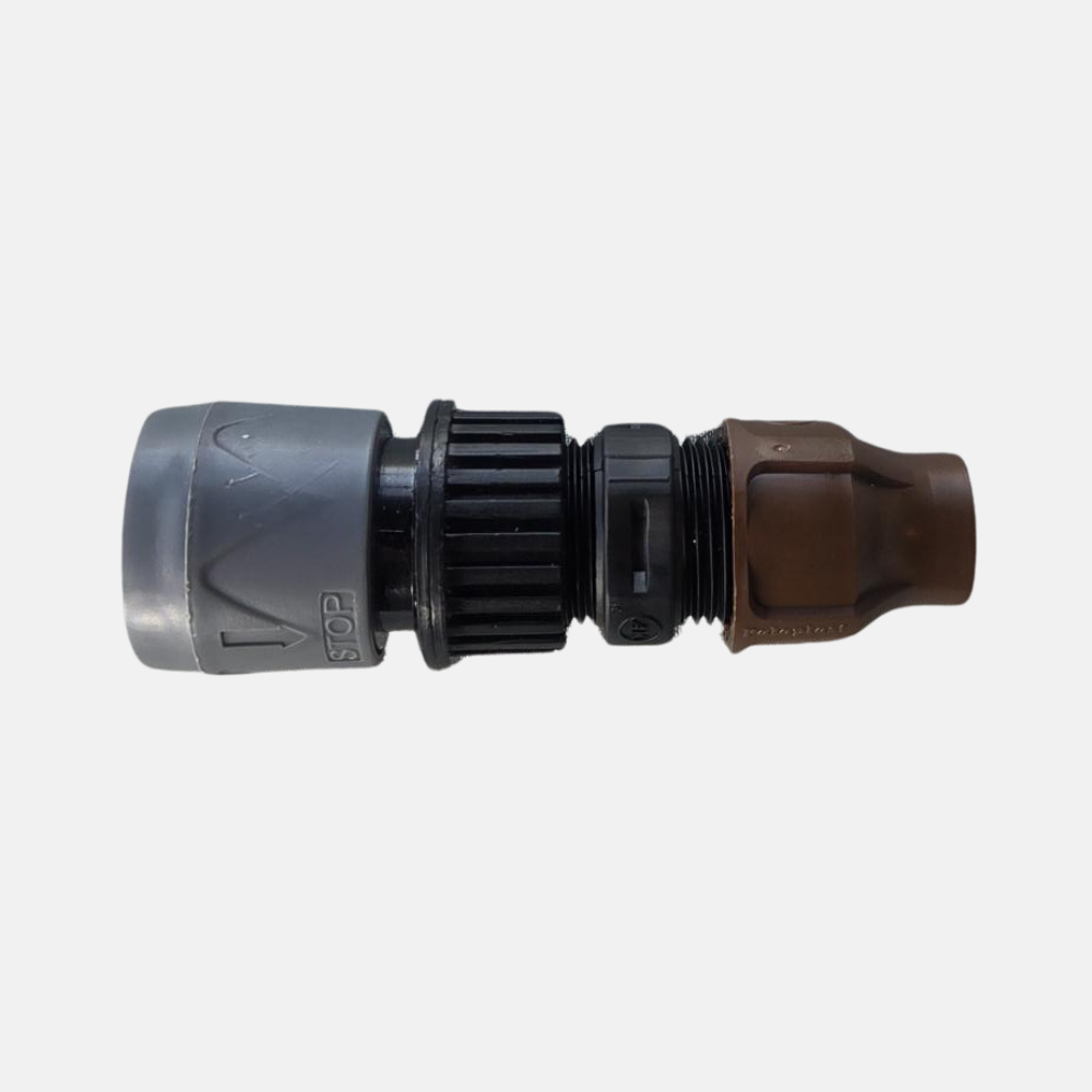 Koppeling nippel en 16 mm slang