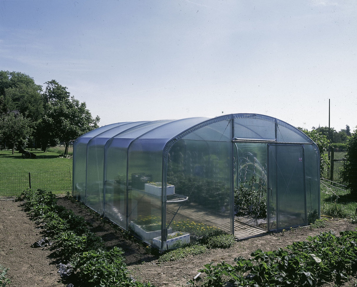 Tunnel de véranda Tunnel en aluminium élégant de 4 m20 mètres de large (longueur au choix) livré