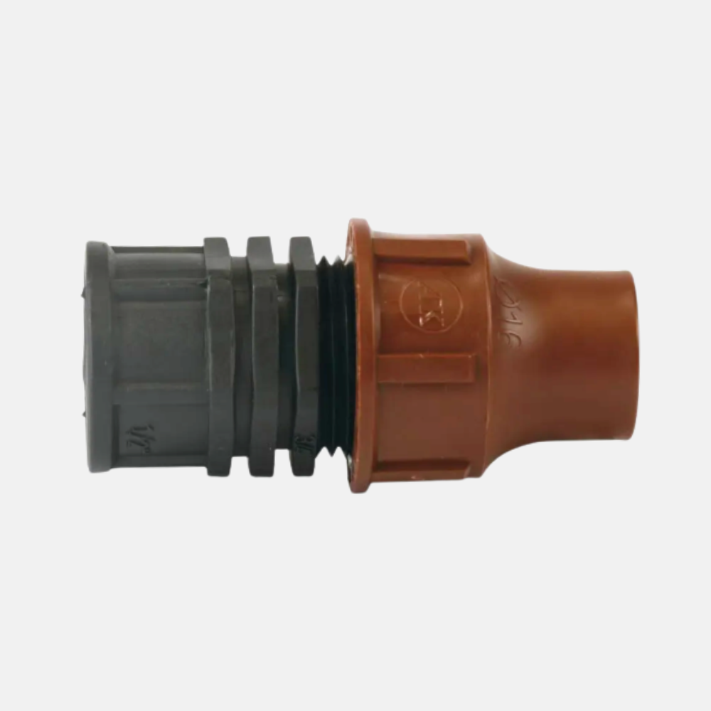 Koppeling buitenkraan 3/4 en 16 mm slang