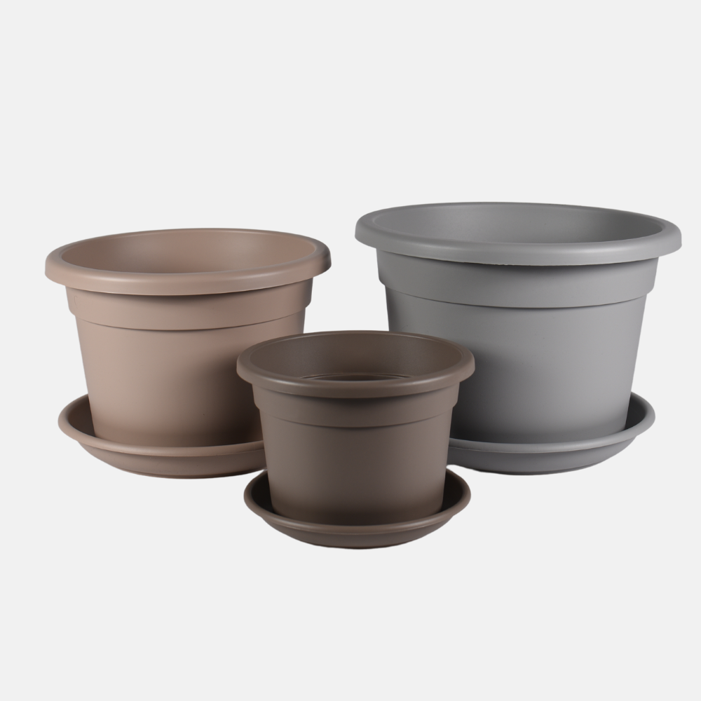 Pot de fleurs en plastique 14 litres - (choisir la couleur)