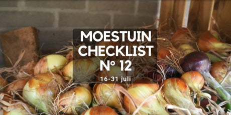 Moestuin checklist 12 â 16 tot 31 juli â Neem tijd voor je winterteelten