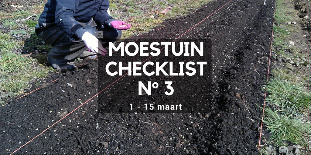 Moestuin checklist 3