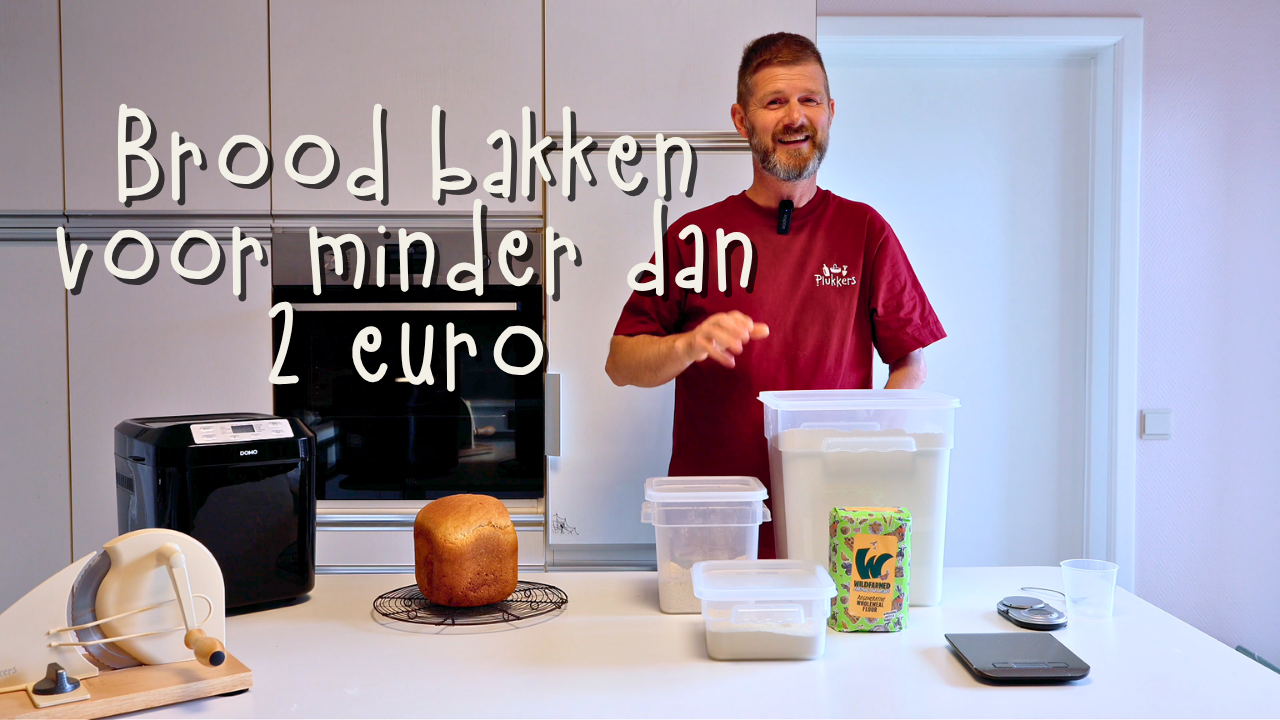 Brood bakken met een broodbackmachine