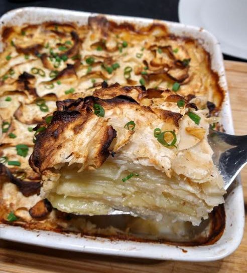 Knolselder aardappelgratin