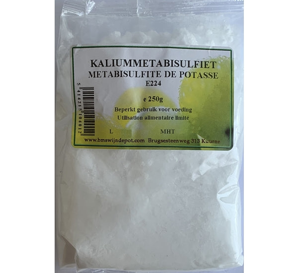 Kaliummetabisulfit (E224) 250 Gramm