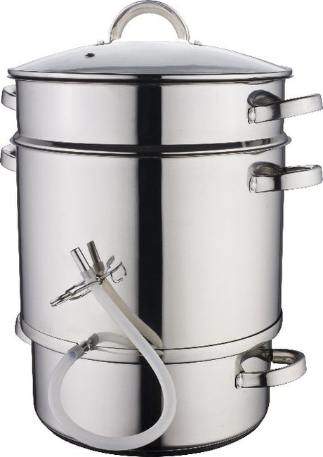 Extracteur de vapeur inox 28cm - 10 litres