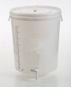 Seau de brassage seau de fermentation avec couvercle 30L gradué avec robinet