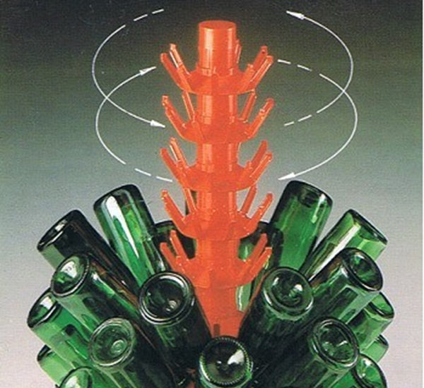 Drip rack 90 bottles rotating – Plukkers.com