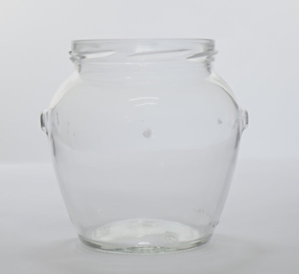 Glasglas 580 ml Kugel mit Ohren (Menge wählen)