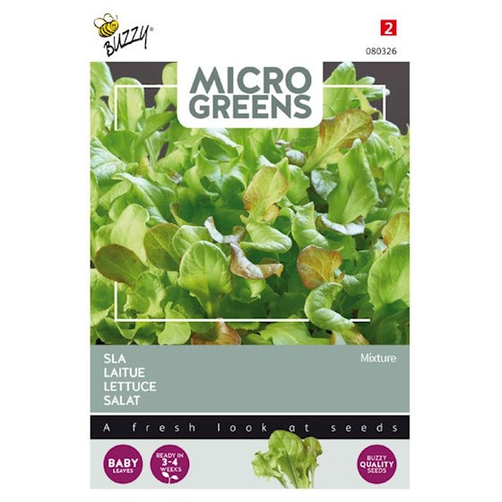 Germes Buzzy Microgreens. Laitue mélangée 1 gramme