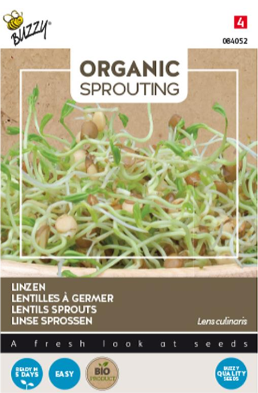 Buzzy Bio Sprouting Linsensprossen (BIO) 30 Gramm