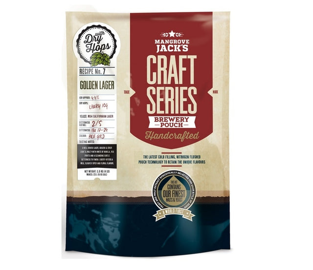 MJ Craft Series Golden Lager met dry hops 1.8kg