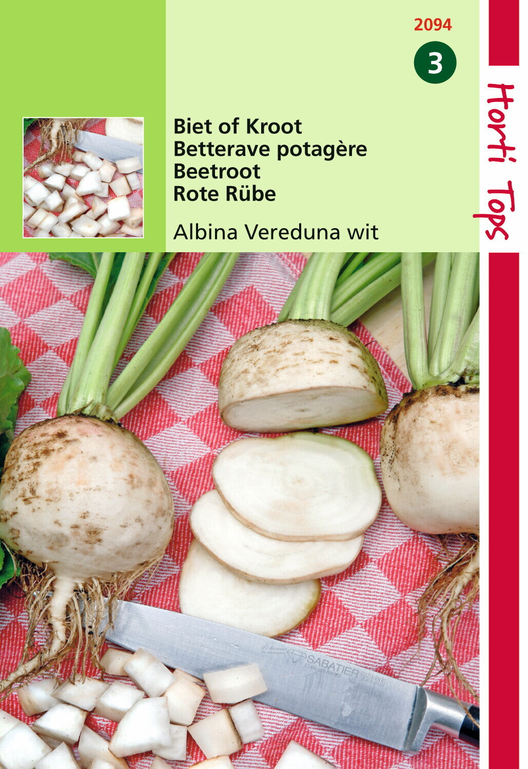 Bieten Albina Vereduna wit 3 gram