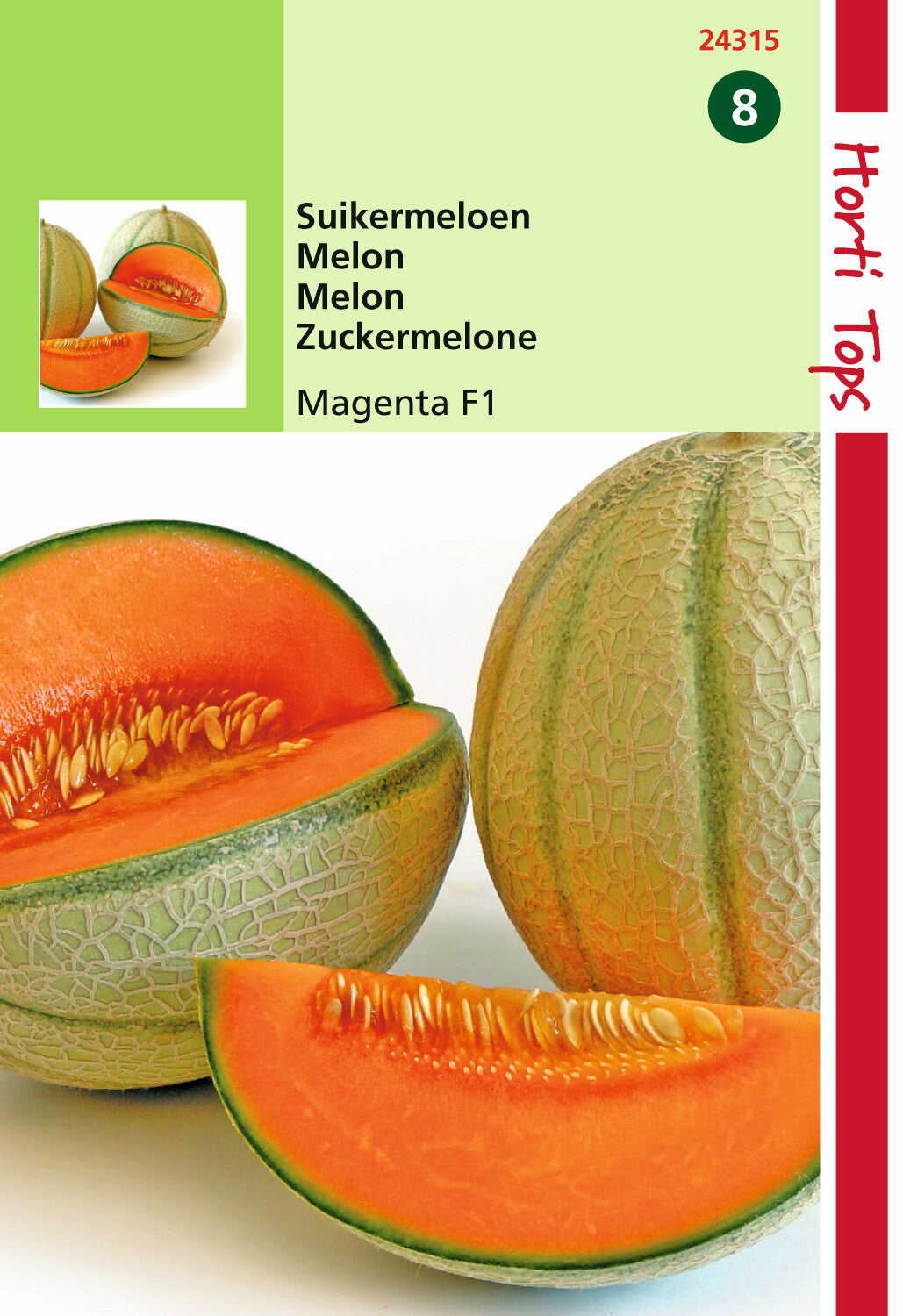 Melons Orange Magenta F1 6 graines en BV