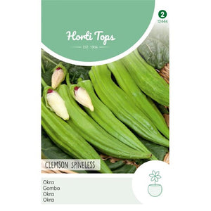 Okra Clemson Spineless Horti Tops 3 gram