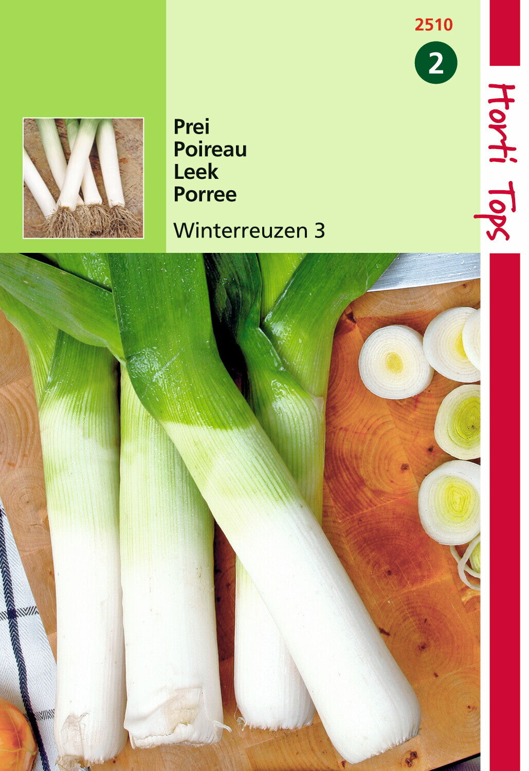 Poireau Winterreuzen 3 (Verb.Brabantse) 2,5 grammes