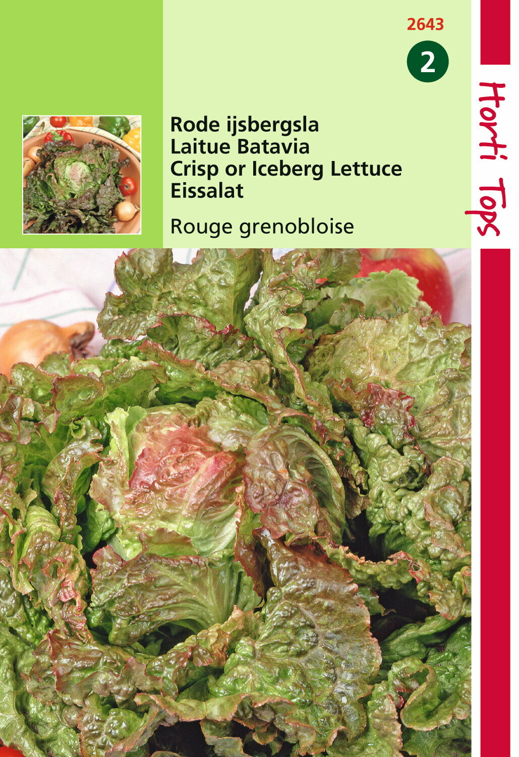 Salat Rouge Grenobloise (Eissalat) 2 Gramm