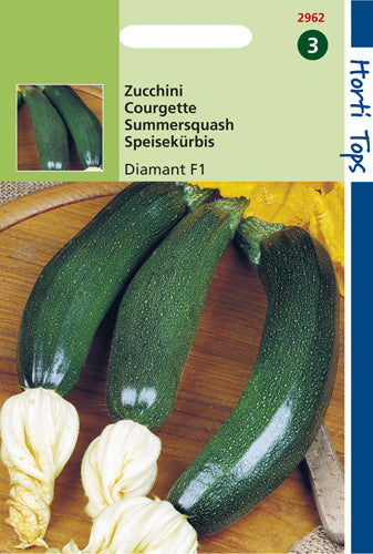 Courgette Diamant F1 te koop op Moestuinweetjes.com