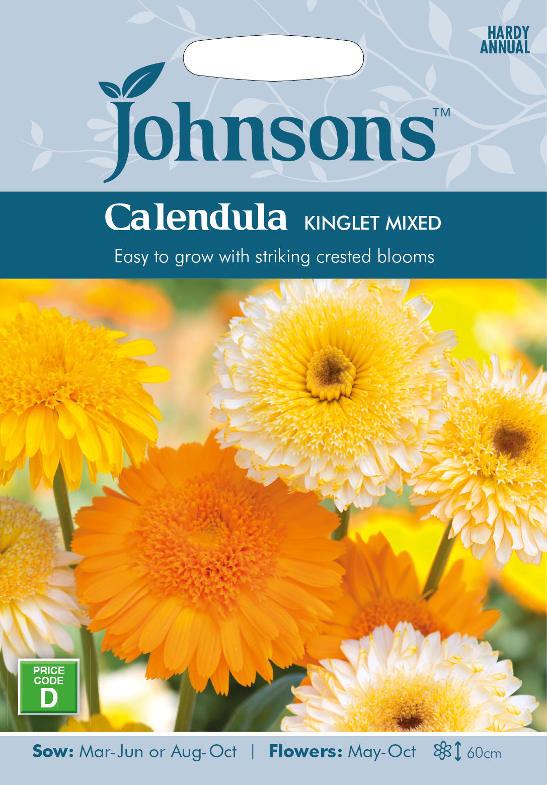 SOUCI - Calendula 'Kinglet Mixed' (suite: 60 graines)